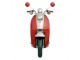 Nástěnná kovová cedule Scooter Red - 27*1*50 cm Clayre & Eef
