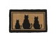 Rohožka z kokosových vláken s kočkami Cats - 75*45*4cm Mars & More 