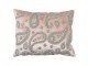 Růžový sametový polštář s ornamenty Paisley blush pink - 45*15*35cm Mars & More 