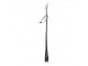 Stříbrná kovová lžíce na obutí s parohy - 2*11*55cm Mars & More 