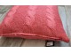 Malinovo růžový pletený polštář Lodge Raspberry - 60*60cm Colmore by Diga