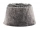 Šedé chlupaté stínidlo Wolf grey - Ø25*Ø18*16 cm Mars & More 