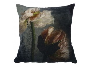 Sametový polštář s dekorem květin Romantic Flowers I - 45*45*15cm