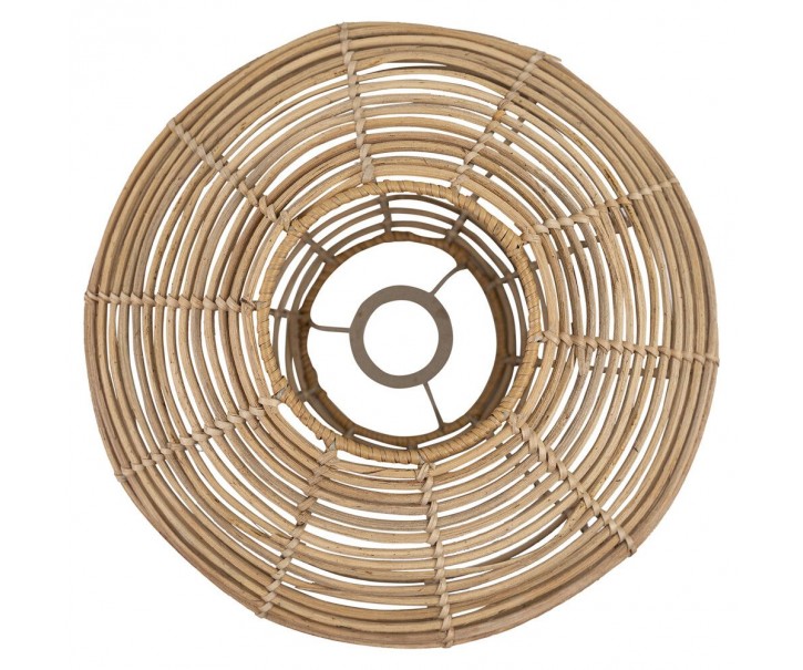 Přírodní kulatá nástěnná ratanová lampa Billi - Ø32*20cm Mars & More 