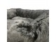 Šedý chlupatý pelíšek pro pejska nebo kočičku Wolf grey - 55*42*15cm Mars & More 