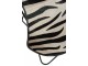 Bílo-černé kožené salónní křeslo Zebra - 86*75*87 cm J-Line by Jolipa