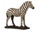 Bílo-černá antik dekorace Zebra - 53*18*48cm J-Line by Jolipa
