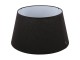 Černé stínidlo na lampu Eleganza black - Ø25*14cm / E27 Collectione
