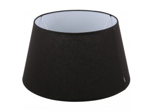 Černé stínidlo na lampu Eleganza black - Ø25*14cm / E27