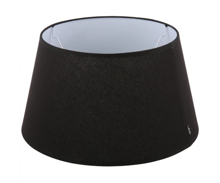 Černé stínidlo na lampu Eleganza black - Ø25*14cm / E27 Collectione