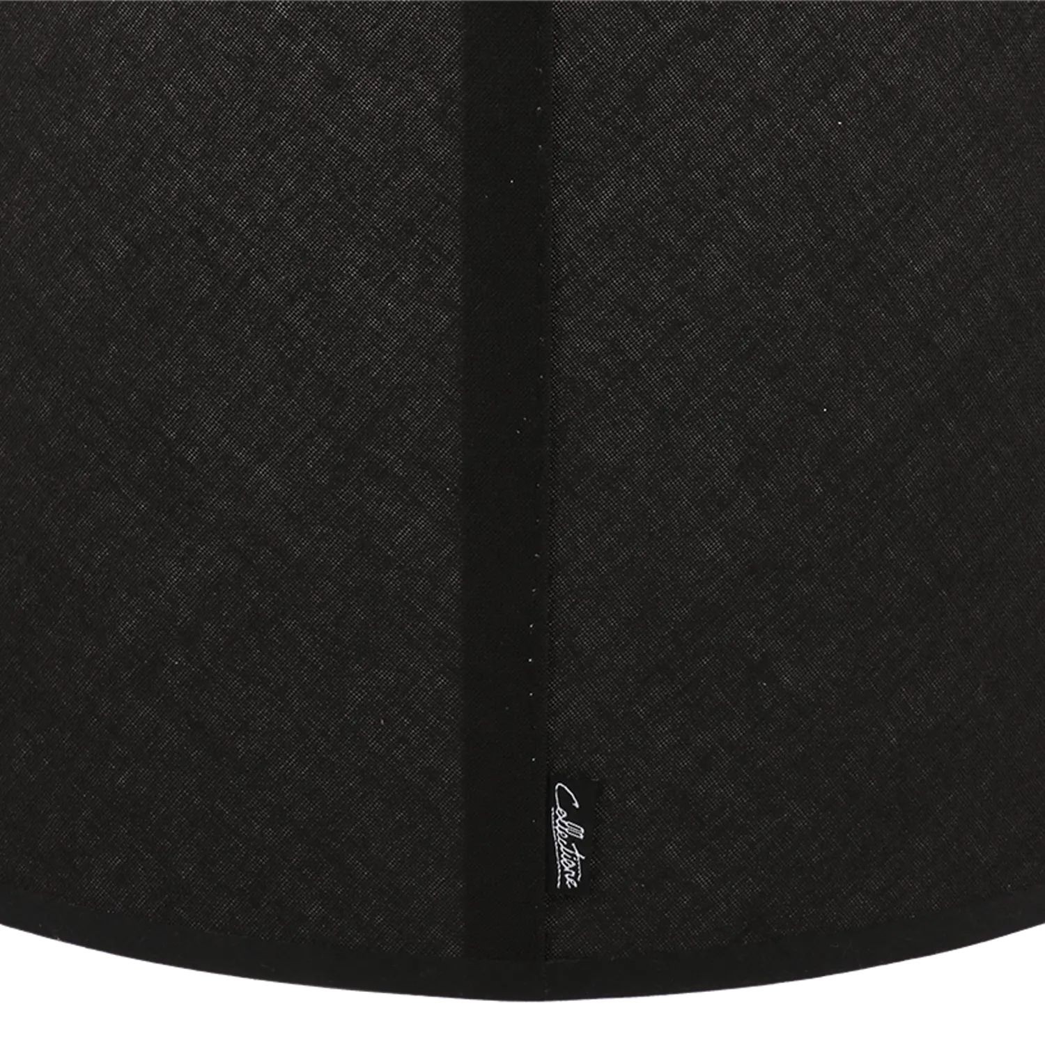 Černé stínidlo na lampu Eleganza black - Ø25*14cm / E27 Collectione Černé stínidlo na lampu Eleganza black - Ø25*14cm / E27 Collectione
