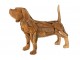 Dřevěná dekorace pes Dog teak - 69*19*51cm J-Line by Jolipa