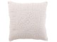Bílý bavlněný polštář s krajkou Lace white - 43*10*43cm J-Line by Jolipa
