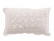 Bílý bavlněný polštář s krajkou Lace white - 50*10*30cm J-Line by Jolipa