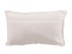 Bílý bavlněný polštář s krajkou Lace white - 50*10*30cm J-Line by Jolipa