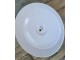 Bílé závěsné kovové retro světlo Loreto white - Ø 62 *43 cm Collectione
