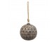 Měděná antik skleněná ozdoba Hexagon Copper XL - Ø 15*15 cm Clayre & Eef