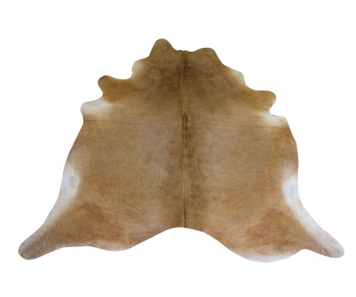 Béžový koberec z hovězí kůže Cowhide beige - 200*0,5*240cm/3-4m² J-Line by Jolipa