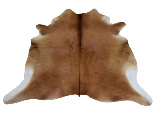Hnědý koberec z hovězí kůže Cowhide brown - 200*0,5*240cm/3-4m²
