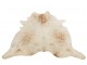 Bílo-hnědý koberec z hovězí kůže Cowhide salt pepper - 200*0,5*240cm/3-4m² J-Line by Jolipa
