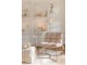 Bílo-hnědý koberec z hovězí kůže Cowhide salt pepper - 200*0,5*240cm/3-4m² J-Line by Jolipa