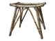 Ratanová antik stolička se zajímavým sedákem Wicker - 46*36*46cm Chic Antique