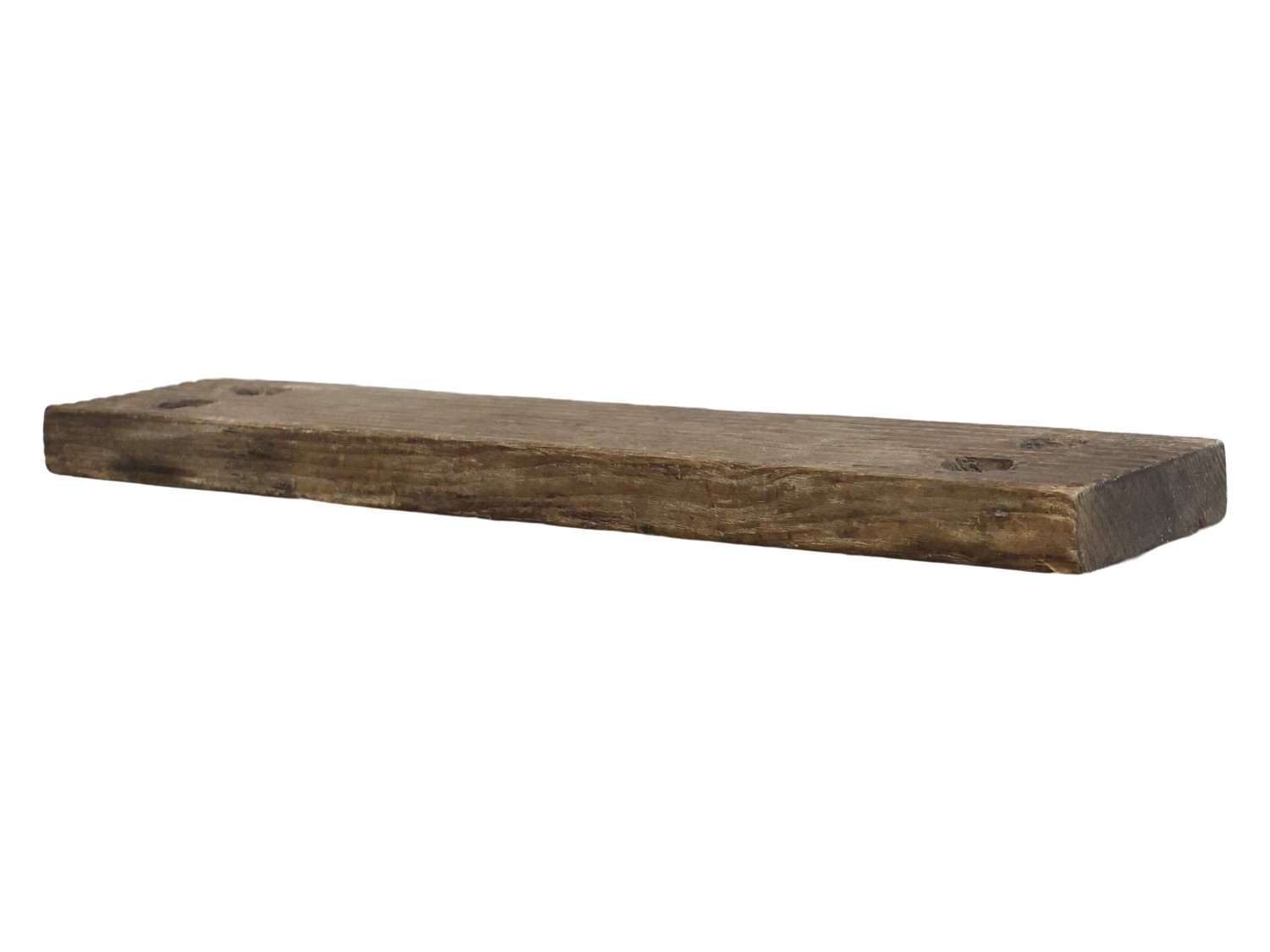 Hnědá dřevěná retro nástěnná polička Grimaud - 50*10*3cm Chic Antique Hnědá dřevěná retro nástěnná polička Grimaud - 50*10*3cm Chic Antique