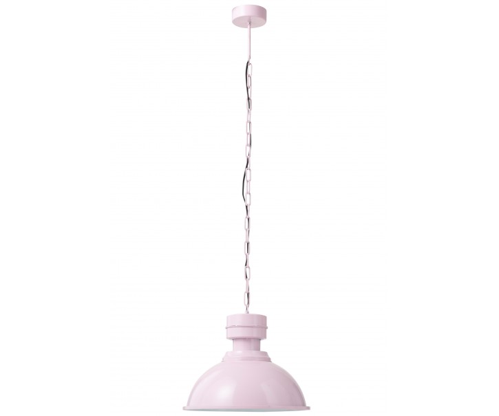 Pastelově růžové závěsné kovové světlo Endien – Ø 40*135cm/ E27/ 40W J-Line by Jolipa