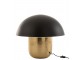 Černo-zlatá kovová stolní lampa Mushroom Large - Ø 50*45cm J-Line by Jolipa