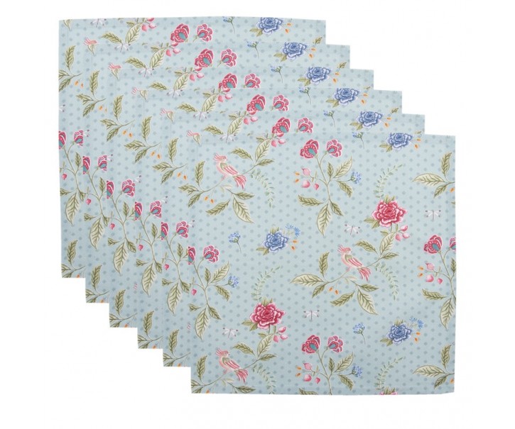 Textilní ubrousek Bloom Like Wildflowers - 40*40 cm - sada 6ks