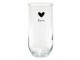 Sklenička se srdíčkem Love Birds - Ø 6*14 cm / 280ml Clayre & Eef