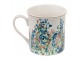 Porcelánový hrnek a květy Floweries - 12*9*9 cm / 330 ml Clayre & Eef