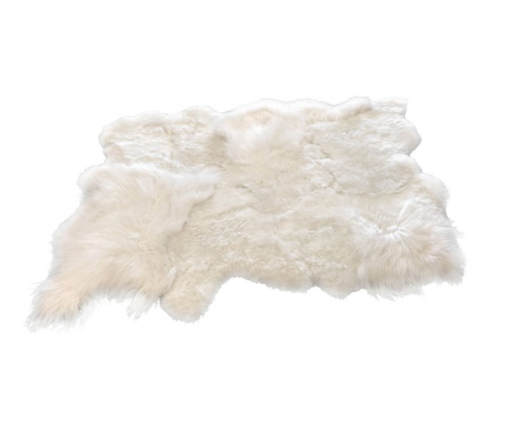 Bílý koberec z ovčí kůže Sheep white - 200*160*12cm J-Line by Jolipa
