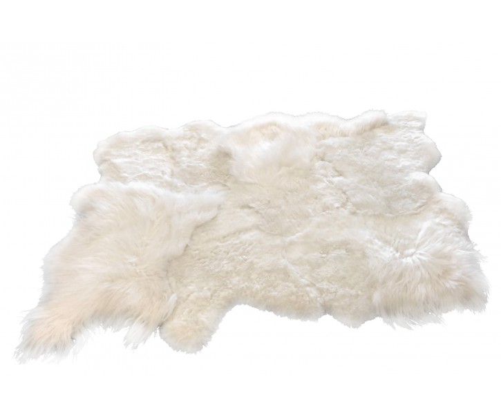 Bílý koberec z ovčí kůže Sheep white - 300*213*12cm J-Line by Jolipa