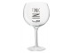Sklenička s nápisem Gin Tonic - Ø12*22cm/880ml J-Line by Jolipa