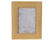 Rezavý antik fotorámeček s plastickým okrajem - 20*2*25 cm / 13*18 cm Clayre & Eef