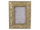 Zlatý antik fotorámeček s pumou - 18*2*23 cm / 10*15 cm Clayre & Eef