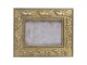 Zlatý antik fotorámeček s pumou - 18*2*23 cm / 10*15 cm Clayre & Eef