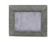 Šedý antik fotorámeček s plastickým okrajem - 23*2*28 cm / 15*20 cm Clayre & Eef