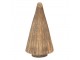 Bronzová antik skleněná vánoční dekorace strom Christmas Tree - Ø 15*32 cm Clayre & Eef