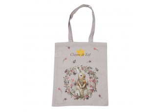 Bavlněná taška s králíčkem Happy Bunny - 33*38 cm