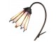 Stolní Tiffany lampa Flowerbell pink - 30*17*48 cm E14/max 1*25W Clayre & Eef