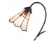 Stolní lampa Tiffany FlowerArc pink - 30*17*48 cm E14/max 1*25W Clayre & Eef