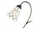 Stolní Tiffany lampa kamínky TransparentEye - 30*17*48 cm E14/max 1*25W Clayre & Eef