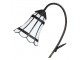 Stolní Tiffany lampa hnědé pruhy BrownLine - 30*17*48 cm E14/max 1*25W Clayre & Eef