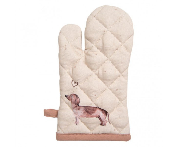 Chňapka s jezevčíkem Dachshund Love - 18*30 cm Clayre & Eef
