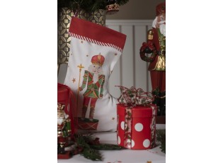 Vánoční punčocha s louskáčkem Happy Little Christmas I - 30*1*40 cm