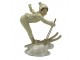 Dekorace chlapec na lyžích - 14*6*19 cm Clayre & Eef