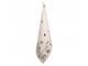 Béžová bavlněná utěrka s květinami Flora And Fauna - 50*70 cm Clayre & Eef