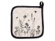 Béžová chňapka - podložka s květinami Flora And Fauna - 20*20 cm Clayre & Eef